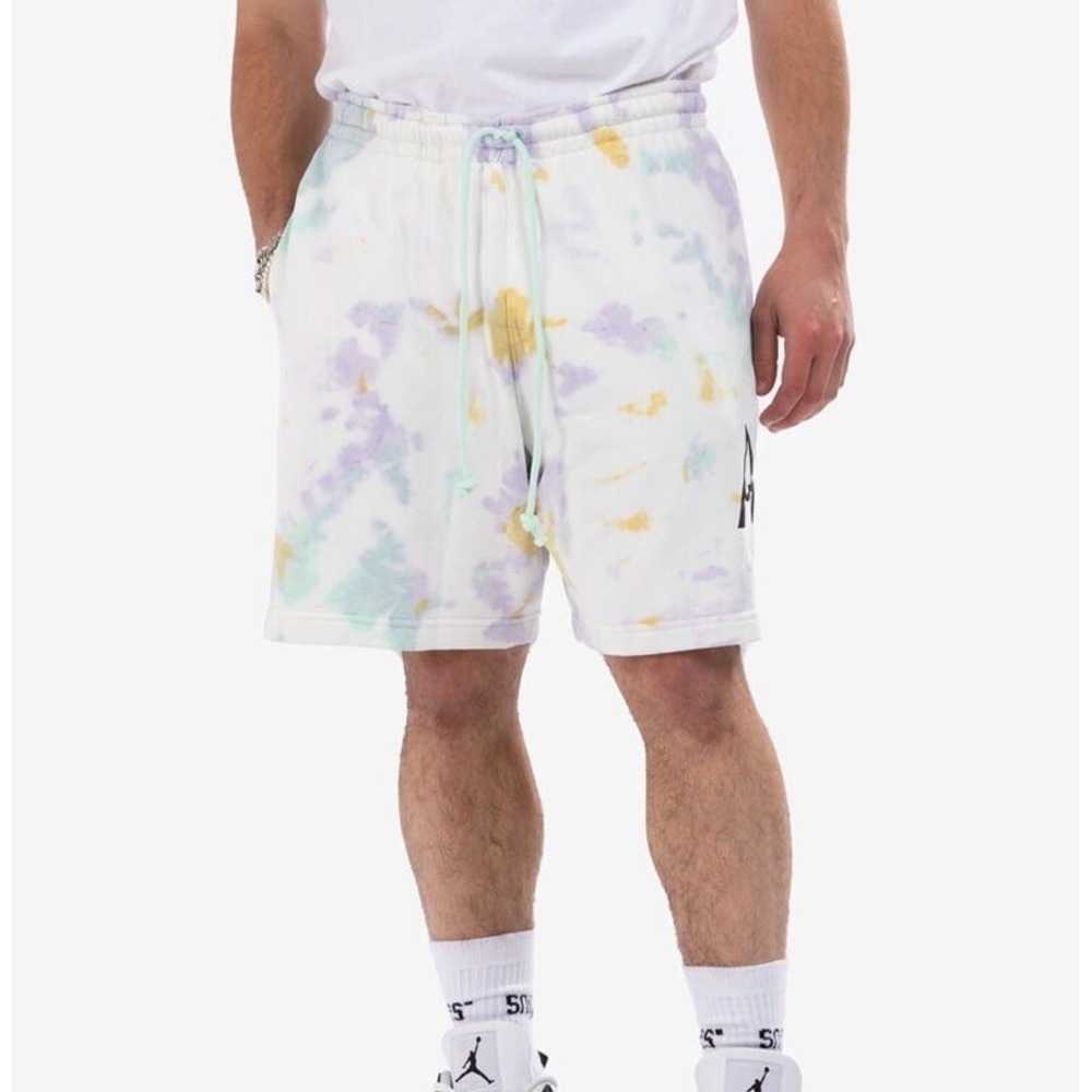 JORDAN Sport DNA Tie-Dye AOP Shorts Multicolor Pastel Mens Sz M *NEW* DM1871-530